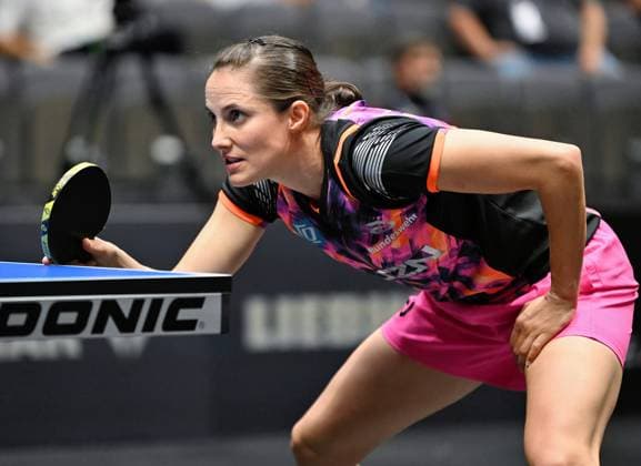 World number nine Sabine Winter TSV Dachau reaches DM semi-finals World number nine Sabine Winter TSV Dachau defeats U15 World Champion Koharu Itagaki in the DM semi-finals LOTTO Thüringen TT Finals 2026 in Erfurt German Championships for men and women on June 6, 2026 at Messe Erfurt Erfurt Messe Erfurt Thuringia Germany