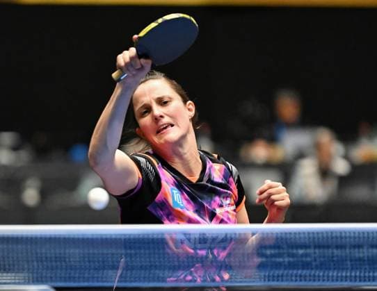World number nine Sabine Winter TSV Dachau reaches DM semi-finals World number nine Sabine Winter TSV Dachau defeats U15 World Champion Koharu Itagaki in the DM semi-finals LOTTO Thüringen TT Finals 2026 in Erfurt German Championships for men and women on June 6, 2026 at Messe Erfurt Erfurt Messe Erfurt Thuringia Germany