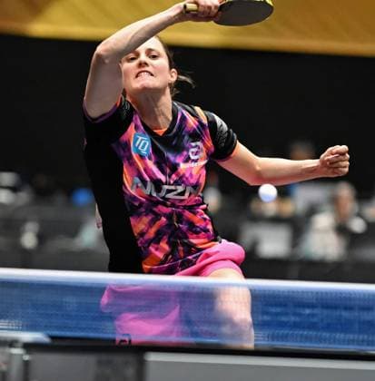 World number nine Sabine Winter TSV Dachau reaches DM semi-finals World number nine Sabine Winter TSV Dachau defeats U15 World Champion Koharu Itagaki in the DM semi-finals LOTTO Thüringen TT Finals 2026 in Erfurt German Championships for men and women on June 6, 2026 at Messe Erfurt Erfurt Messe Erfurt Thuringia Germany