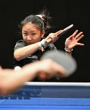 The 16-year-old defensive player Lisa Wang from 1 FC Saarbrücken TT is in the DM semi-finals for the first time The 16-year-old defensive player Lisa Wang from 1 FC Saarbrücken TT is surprisingly in the womens DM semi-finals for the first time LOTTO Thüringen TT Finals 2026 in Erfurt German Championships for women and men on June 6, 2026 at Messe Erfurt Erfurt Messe Erfurt Thuringia Germany