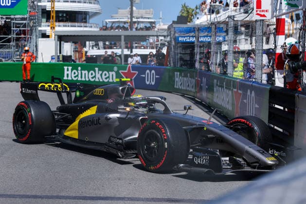 F1 Grand Prix of Monaco 2026 Circuit de Monaco Pole Position Monaco 06 06 2026 Gabriel Bortoleto of Brazil and Audi Revolut F1 Team R26 5 seen during F1 Grand Prix of Monaco 2026 Pole Position at Circuit de Monaco in Monte Carlo, Monaco Copyright: xBEAUTIFULxSPORTS Carabellix