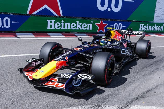 F1 Grand Prix of Monaco 2026 Circuit de Monaco Pole Position Monaco 06 06 2026 Isack Hadjar of France and Oracle Red Bull Racing RB22 6 seen during F1 Grand Prix of Monaco 2026 Pole Position at Circuit de Monaco in Monte Carlo, Monaco Copyright: xBEAUTIFULxSPORTS Carabellix