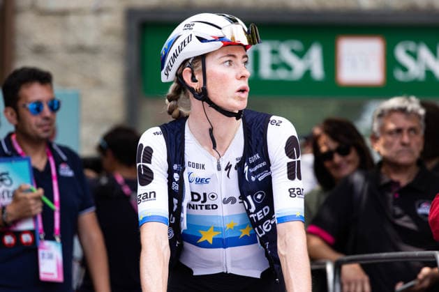 37th Giro d Italia Women 2026 - Stage 8 Demi Vollering of FDJ UNITED - SUEZ competes during Stage 8 of the 37th Giro d Italia Women, a 106km stage from Rivoli to Sestriere, in Italy, on June 6, 2026. Rivoli Italy  Copyright: xTommasoxBerardix originalFilename:berardi-37thgiro260606_nptEY.jpg