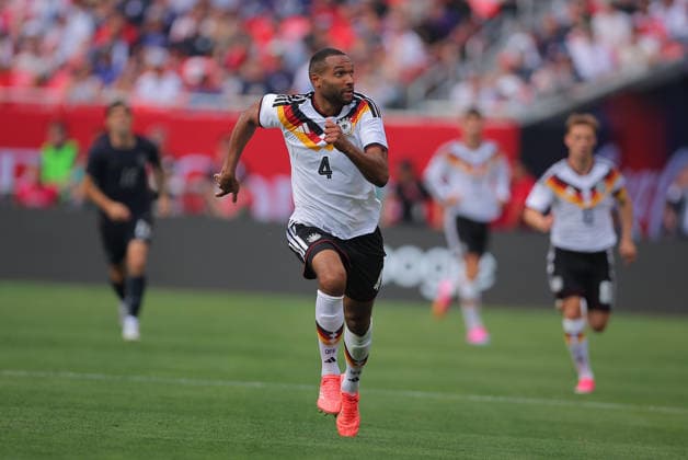 CHICAGO, IL - JUNE 06: Jonathan Tah 4 of Germany during a friendly match between the United States on June 6, 2026 at Soldier Field in Chicago, Illinois. (Photo by Melissa Tamez Icon Sportswire) SOCCER: JUN 06 USA vs Germany EDITORIAL USE ONLY Icon260606061