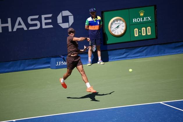 ** (SPO) Brazilian Luis G. Miguel Wins Roland Garros Junior. June 6, 2026, New York, USA: 17 years old Brazilian Luis Guto Miguel became the first tennis player to win the Roland Garros Junior defeating American Michael Antonius 2-0 (6 3 and 6 4.) He is now number one position in the under 18 category. Photos taking in US Open 2025 in quarterfinals against O. Bonding in New York on September 4. 2025. Credit: Niyi Fote Thenews2(Foto: Niyi Fote Thenews2 imago images) SPO  Copyright: xNiyixFotex