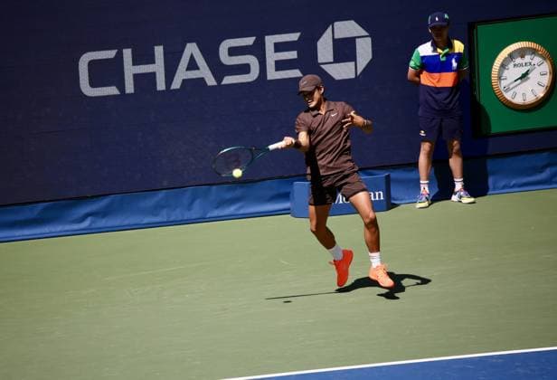 ** (SPO) Brazilian Luis G. Miguel Wins Roland Garros Junior. June 6, 2026, New York, USA: 17 years old Brazilian Luis Guto Miguel became the first tennis player to win the Roland Garros Junior defeating American Michael Antonius 2-0 (6 3 and 6 4.) He is now number one position in the under 18 category. Photos taking in US Open 2025 in quarterfinals against O. Bonding in New York on September 4. 2025. Credit: Niyi Fote Thenews2(Foto: Niyi Fote Thenews2 imago images) SPO  Copyright: xNiyixFotex