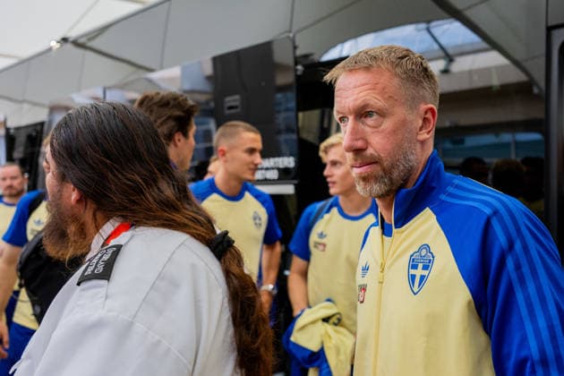 260606 Head coach Graham Potter of the Swedish national football team arrives at Dallas Fort Worth International Airport during day -5 ahead of the FIFA World Cup, WM, Weltmeisterschaft, Fussball 2026 on June 6, 2026 in Dallas. Photo: Petter Arvidson BILDBYRAN kod PA PA1220 fotboll football soccer fotball vm fotbolls-vm fotball-vm fotbolls-vm 2026 fifa world cup 2026 resa travel sverige sweden sverige a day -5 bbeng ankomst arrival *** 260606 Head coach Graham Potter of the Swedish national football team arrives at Dallas Fort Worth International Airport during day 5 ahead of the FIFA World Cup 2026 on June 6, 2026 in Dallas Photo Petter Arvidson BILDBYRAN kod PA PA1220 fotboll football soccer fotball vm fotbolls vm fotball vm fotbolls vm 2026 fifa world cup 2026 resa travel sverige sweden sverige a day 5 bbeng ankomst arrival  Copyright: PETTERxARVIDSON BB260606PA060
