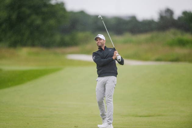 KLM Open 2026 - Day Three Marcel Schneider of Germany plays his second shot from the fairway of the 16th hole during the third round of the KLM Open at The International in Amsterdam, Netherlands, on June 6, 2026. Amsterdam Netherlands  Copyright: xAndyxAstfalckx originalFilename:astfalck-klmopenr260606_npyK7.jpg