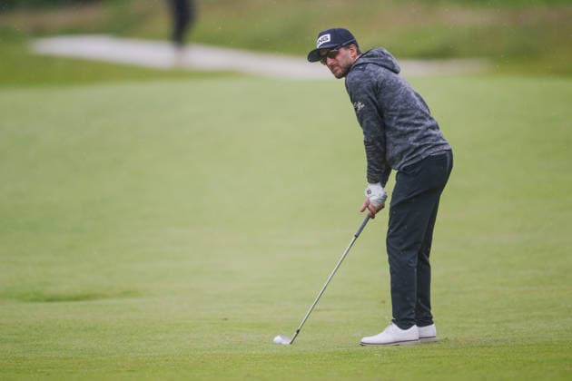 KLM Open 2026 - Day Three Davis Bryant of the United States plays his second shot from the fairway of the 16th hole during the third round of the KLM Open at The International in Amsterdam, Netherlands, on June 6, 2026. Amsterdam Netherlands  Copyright: xAndyxAstfalckx originalFilename:astfalck-klmopenr260606_npCHM.jpg