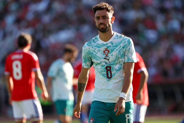 Bruno Fernandes Portugal during the international friendly match between Portugal and Chile at Estadio Nacional do Jamor on June 6, 2026, in Oeiras, Portugal The match serves as preparation for the 2026 FIFA World Cup in the United States Copyright: JoaquimxFerreira