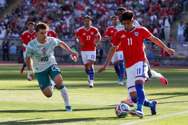 during the international friendly match between Portugal and Chile at Estadio Nacional do Jamor on June 6, 2026, in Oeiras, Portugal The match serves as preparation for the 2026 FIFA World Cup in the United States Copyright: JoaquimxFerreira