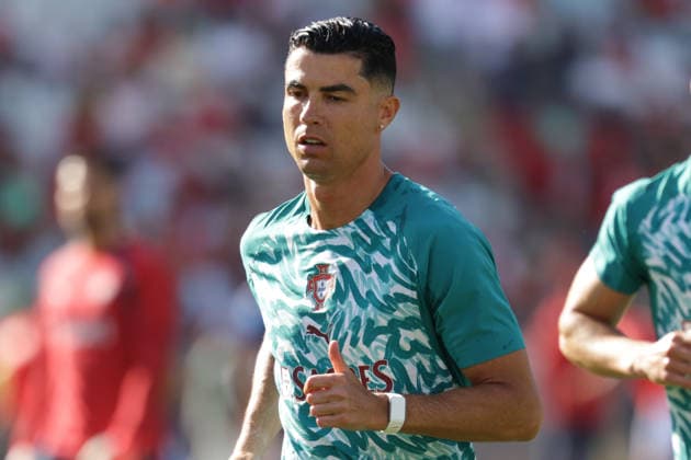 Friendly match Portugal Chile, at Estadio Nacional do Jamor city of Oeiras Portugal, June 6, 2026, Oeiras, Portugal Cristiano Ronaldo Portugal ,7 Copyright: HMBxMedia FernandoxSoares