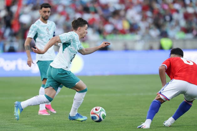 Friendly match Portugal Chile, at Estadio Nacional do Jamor city of Oeiras Portugal, June 6, 2026, Oeiras, Portugal Francisco Conceicao Portugal ,26 in action, in action Copyright: HMBxMedia FernandoxSoares