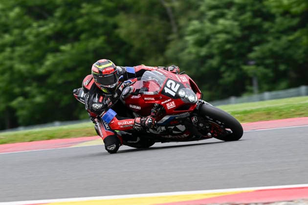 MOTO : 8Heures de Spa-Francorchamps - championnat FIM EWC 2026 - 06 06 2026 12 Yoshimura Sert Motul (JPN) Suzuki Gsx-r 1000r (EWC) driven by Gregg Black (FRA) Etienne Masson (FRA) Dan Linfoot (GBR), during the 8H Spa Motos, the second round of the 2026 FIM EWC Championship, on the Spa-Francorchamps circuit in Francorchamps, Belgium, from June 5 to 6, 2026. FRANCORCHAMPSBelgium  Copyright: xMPSxAGENCYx
