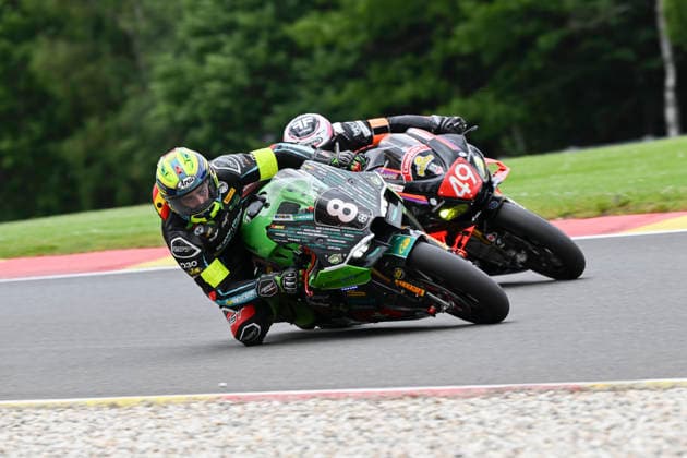 MOTO : 8Heures de Spa-Francorchamps - championnat FIM EWC 2026 - 06 06 2026 8 Team Bolliger Switzerland (CHE) Kawasaki Zx 10r (EWC) driven by Nico Thoni (CHE) Alex Toledo Romero (ESP) Xavier Artigas Lopez (ESP), during the 8H Spa Motos, the second round of the 2026 FIM EWC Championship, on the Spa-Francorchamps circuit in Francorchamps, Belgium, from June 5 to 6, 2026. FRANCORCHAMPSBelgium  Copyright: xMPSxAGENCYx