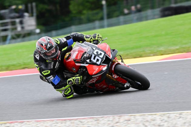 MOTO : 8Heures de Spa-Francorchamps - championnat FIM EWC 2026 - 06 06 2026 53 Manau-competition Honda France (FRA) Honda Cbr 1000 Rr-r (EWC) driven by Marco Fetz (DEU) Killian Aebi (CHE) Noan Vasta (CHE), during the 8H Spa Motos, the second round of the 2026 FIM EWC Championship, on the Spa-Francorchamps circuit in Francorchamps, Belgium, from June 5 to 6, 2026. FRANCORCHAMPSBelgium  Copyright: xMPSxAGENCYx