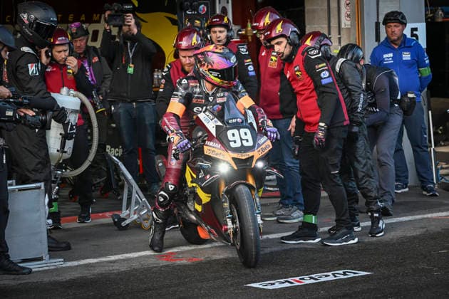 MOTO : 8Heures de Spa-Francorchamps - championnat FIM EWC 2026 - 06 06 2026 99 Elf Marc Vds Racing Team km99 (FRA) Yamaha Yzf - R1 (EWC) driven by Randy De Puniet (FRA) Florian Marino (FRA) Alessandro Delbianco (ITA), during the 8H Spa Motos, the second round of the 2026 FIM EWC Championship, on the Spa-Francorchamps circuit in Francorchamps, Belgium, from June 5 to 6, 2026. FRANCORCHAMPSBelgium  Copyright: xMPSxAGENCYx