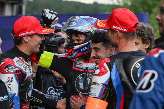 MOTO : 8Heures de Spa-Francorchamps - championnat FIM EWC 2026 - 06 06 2026 37 Bmw Motorrad World Endurance Team (BEL) Bmw M 1000 Rr (EWC) driven by Markus Reiterberger (DEU) Steven Odendaal (ZAF) Michael Van Der Mark (NLD), during the 8H Spa Motos, the second round of the 2026 FIM EWC Championship, on the Spa-Francorchamps circuit in Francorchamps, Belgium, from June 5 to 6, 2026. FRANCORCHAMPSBelgium  Copyright: xMPSxAGENCYx