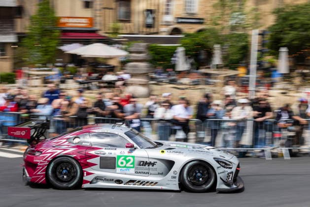 AUTOMOBILE : 24 Heures du Mans - 06 06 2026 62 Team Qatar By Iron Lynx (QAT) Mercedes-AMG LMGT3 (LMGT3) driven by Abdulla Al-Khelaifi (QAT) Julian Hanses (GER) Giuliano Alesi (FRA), during the administrative and technical checks of the 24 Hours of Le Mans, third round of the FIA WEC 2026 Championship, on the Place de la RÃ publique in Le Mans, France, from June 5 to 6, 2026. LE MANSFrance  Copyright: xERICxLExGALLIOTx xMPSxAGENCYx x