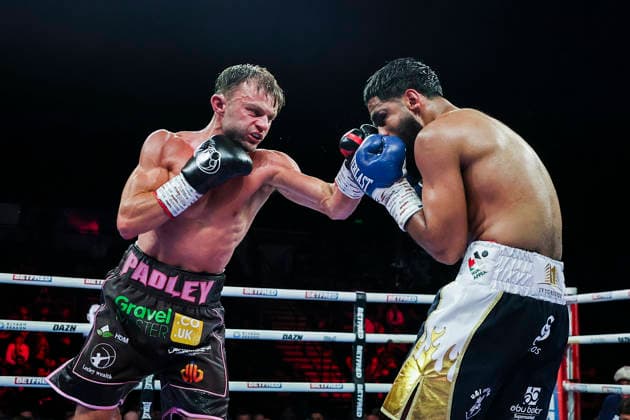 Josh Padley vs Aqib Fiaz Josh Padley throws a punch at Aqib Fiaz, European Super Featherweight title fight at the Utilita Arena, Sheffield, England, UK on 6 June 2026 Credit: Phil Duncan Every Second Media Editorial use only. All images are copyright Every Second Media Limited. No images may be reproduced without prior permission. Copyright: xIMAGO EveryxSecondxMediax ESM-2027-0012 PhilxDuncanx xEveryxSecondxMediax