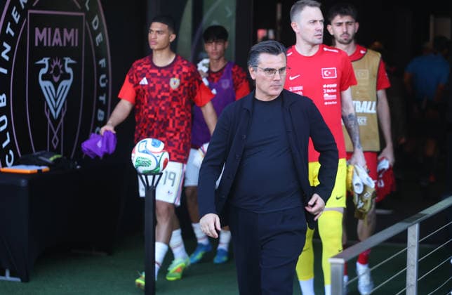Turkiye s head coach Vincenzo Montella during the International Friendly, Länderspiel, Nationalmannschaft match between Turkiye and Venezuela at Inter Miami FC Stadium on June 7, 2026 in Miami, United States. ( Copyright: ZiyaxUlasx-xDepoxPhotos 19122825