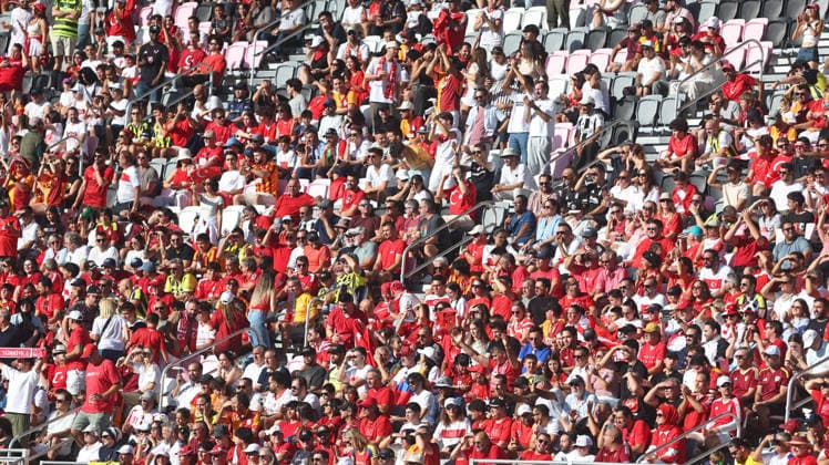 Turkiye s supporters during the International Friendly, Länderspiel, Nationalmannschaft match between Turkiye and Venezuela at Inter Miami FC Stadium on June 7, 2026 in Miami, United States. ( Copyright: ZiyaxUlasx-xDepoxPhotos 19122868