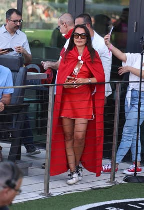 A Turkish fan during the International Friendly, Länderspiel, Nationalmannschaft match between Turkiye and Venezuela at Inter Miami FC Stadium on June 7, 2026 in Miami, United States. ( Copyright: ZiyaxUlasx-xDepoxPhotos 19122873