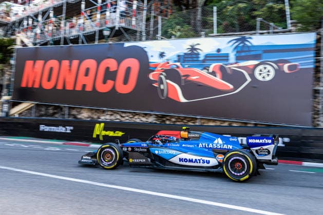 23 Alexander Albon THA Atlassian Williams F1 Team GBR FW48 Mercedes during the Free Practice 2 of Formula 1 Louis Vuitton Grand Prix of Monaco at Circuit de Monaco in Monaco on June 05, 2026 in Monaco Photo by Ian Bundey Eurasia Sport Images Monaco Circuit de Monaco Monte Carlo Monaco Copyright: x x2026xEurasiaxSportxImagesx jp-en-EuSpIm-MPS_IAN_GP.F1_Monaco_05Jun2026_MO116