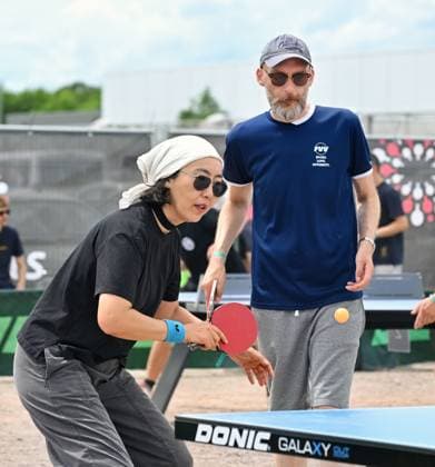 Outdoor table tennis is chilling and sport On June 6, the 1st German Outdoor Table Tennis Championships of the table tennis communities were held as part of the LOTTO Thuringia TT Finals at Messe Erfurt Outdoor table tennis is chilling and sport On June 6, the 1st German Outdoor Table Tennis Championships of the table tennis communities were held as part of the LOTTO Thuringia TT Finals at Messe Erfurt Erfurt Messe Erfurt Thuringia Germany