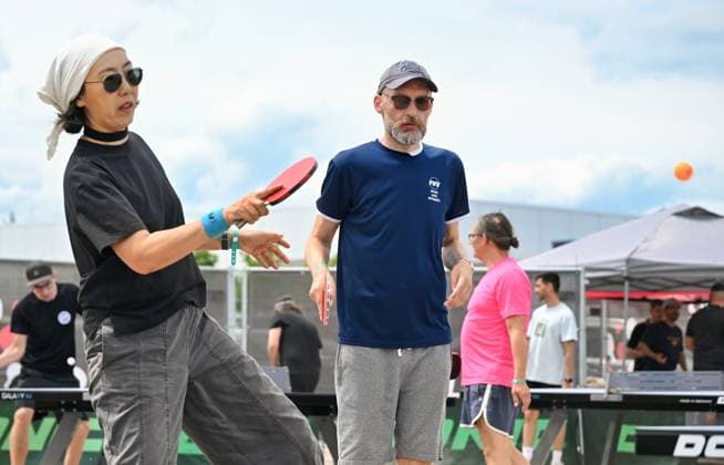 Outdoor table tennis is chilling and sport On June 6, the 1st German Outdoor Table Tennis Championships of the table tennis communities were held as part of the LOTTO Thuringia TT Finals at Messe Erfurt Outdoor table tennis is chilling and sport On June 6, the 1st German Outdoor Table Tennis Championships of the table tennis communities were held as part of the LOTTO Thuringia TT Finals at Messe Erfurt Erfurt Messe Erfurt Thuringia Germany