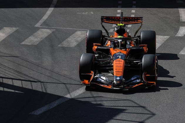 1 Lando Norris GBR McLaren Mastercard F1 Team GBR MCL40A Mercedes during the Qualifying of Formula 1 Louis Vuitton Grand Prix of Monaco at Circuit de Monaco in Monaco on June 06, 2026 in Monaco Photo by Philippe Nanchino Eurasia Sport Images Monaco Circuit de Monaco Monte Carlo Monaco Copyright: x x2026xEurasiaxSportxImagesx jp-en-EuSpIm-MPS_PPN_GP.F1_Monaco_06Jun2026_MO688