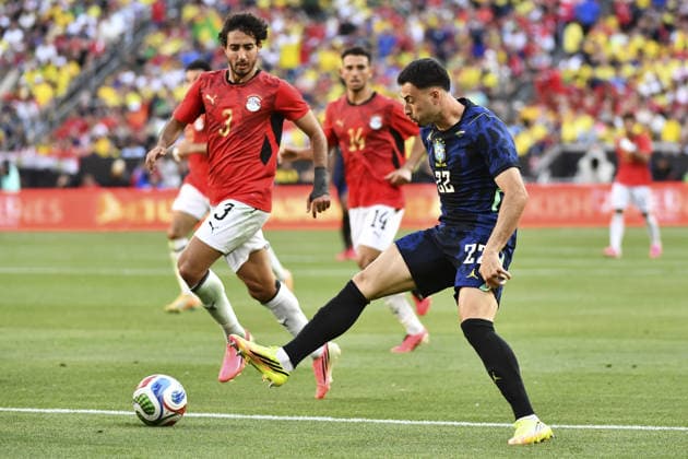 CLEVELAND, USA - JUNE 06: Gabriel Martinelli of Brazil during an International Friendly, Länderspiel, Nationalmannschaft match in preparation for the upcoming 2026 FIFA World Cup, WM, Weltmeisterschaft, Fussball between Brazil and Egypt (Photo by Rebekah Wynkoop SPP)  Copyright: xRebekahxWynkoop SPPx Sportspressphoto_SPR162392