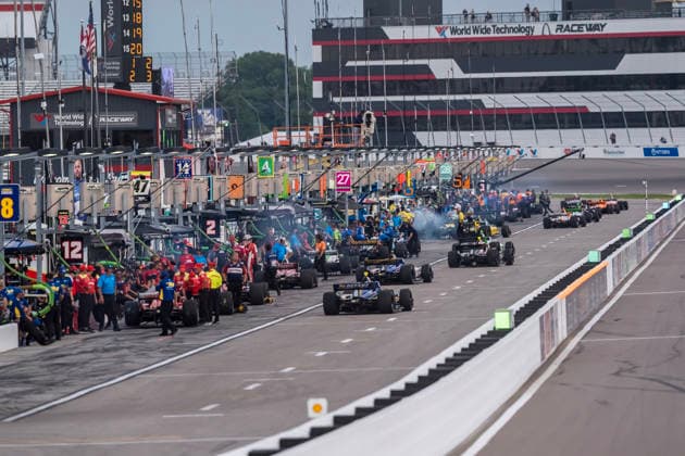 June 6, 2026, Madison, Illinois, USA: World Wide Technology Raceway plays host to the IndyCar, Indy Car, IRL, USA SERIES for the Bommarito Automotive Group 500 in MADISON, Illinois. INDYCAR SERIES: June 06, 2026: Bommarito Automotive Group 500  - ZUMAa161 20260606_aaa_a161_031 Copyright: xWalterxArce GMGx