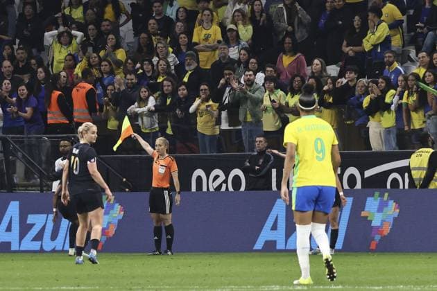 RECORD DATE NOT STATED Brazil faces the United States at the Neo Quimica Arena in Sao Paulo. Sao Paulo (SP), 06 06 2026 Football Brazilian women s national teams USA International Friendly, Länderspiel, Nationalmannschaft Player Amanda Gutierres in a match between the national teams of Brazil and the United States during an international friendly, held at the Neo Quimica Arena, in Sao Paulo, this Saturday (6).(Foto: Leco Viana Thenews2 imago images) SPO  Copyright: xLecoxVianax