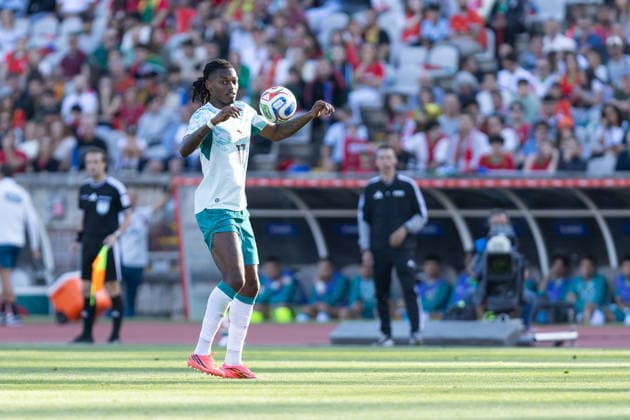 June 6, 2026, Caxias, Lisbon, Portugal: Portugal and Milan forward RAFAEL LEAO (17) in action during the game for the International Friendly, Länderspiel, Nationalmannschaft game between Portugal vs Chile at Estadio Nacional Caxias Portugal - ZUMAs359 20260606_zsp_s359_170 Copyright: xAlexandrexdexSousax