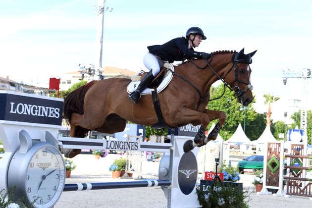 June 5, 2026, Cannes, France: Janne Friederike Meyer Zimmermann : Equestrian Riders Compete In Longines Global Champions League Tour In Cannes, France - Cannes Longines Global Champions League Tour in Cannes Cannes France - ZUMAs197 20260605_aaa_s197_595 Copyright: xGianluigixJoriox