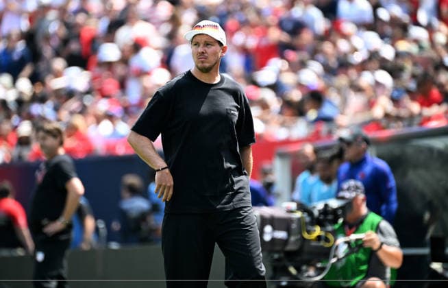 Soccer, international match, men, friendly match for the 2026 World Cup, Soldier Field, Chicago USA Germany 1 2 national coach Julian Nagelsmann GER action, single image