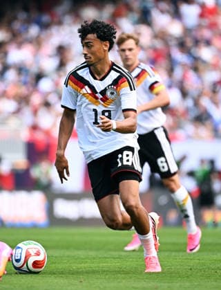 Soccer, international match, men, friendly match for the 2026 World Cup, Soldier Field, Chicago USA Germany 1 2 Nathaniel Brown GER action, single image