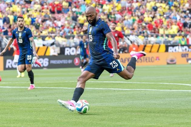 Friendly match between Brazil and Egypt Igor Thiago at the match between Brazil and Egypt, an International Friendly, Länderspiel, Nationalmannschaft in preparation for the World Cup, at Huntington Bank Field in Cleveland, United States, this Saturday, June 6th. CLEVELAND OH UNITED STATES Copyright: xWilliamxVolcov BrazilxPhotoxPresx
