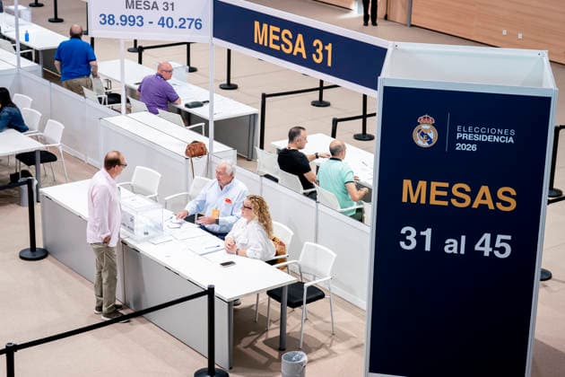 June 7, 2026, Valdebebas, Madrid, Spain: General view of the polling stations during the Real MadridÃ¢â‚¬â ¢s presidential election day at Ciudad Deportiva Real Madrid on June 07, 2026 in Valdebebas, Madrid, Spain. Presidential Election Day At Real Madrid  - ZUMAa181 20260607_zaa_a181_002 Copyright: xAngelxPerezxMecax