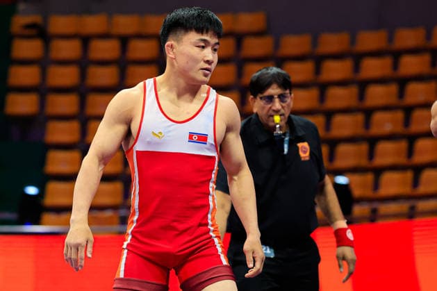 Wrestling Ranking Series Ulaanbaatar Open 65kg FS Kwang Jin Kim PRK Copyright: xKostadinxAndonovx xUnitedxWorldxWrestlingx Kostadin Andonov United World Wrestling