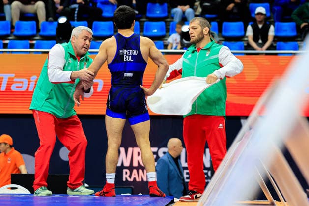 Wrestling Ranking Series Ulaanbaatar Open Magomed Eldarovitch Ramazanov BUL Copyright: xKostadinxAndonovx xUnitedxWorldxWrestlingx Kostadin Andonov United World Wrestling