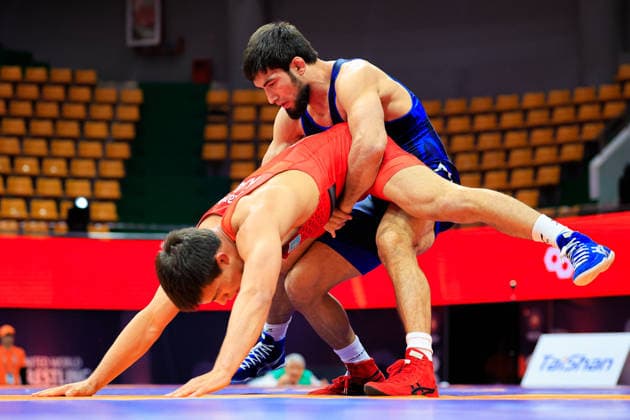 Wrestling Ranking Series Ulaanbaatar Open 65kg FS Shamil Alievich Mamedov BUL df Ossimzhan Dastanbek KAZ Copyright: xKostadinxAndonovx xUnitedxWorldxWrestlingx Kostadin Andonov United World Wrestling
