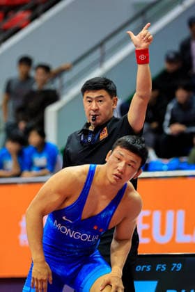 Wrestling Ranking Series Ulaanbaatar Open Referee Copyright: xKostadinxAndonovx xUnitedxWorldxWrestlingx Kostadin Andonov United World Wrestling