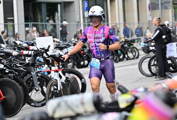 GER Ironman Hamburg 07 06 2026, GER Ironman Hamburg, Everyman in the picture the everyman in the transition zone from swim to bike nordphotoxGmbH xWitke nph00002