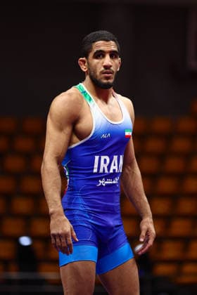 World Ranking Series Ulaanbaatar Open 65kg FS Rahman Mousa Amouzadkhalili IRI Copyright: xJakexKirkmanx xUnitedxWorldxWresx Jake Kirkman United World Wres