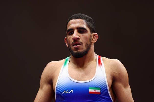 World Ranking Series Ulaanbaatar Open 65kg FS Rahman Mousa Amouzadkhalili IRI Copyright: xJakexKirkmanx xUnitedxWorldxWresx Jake Kirkman United World Wres