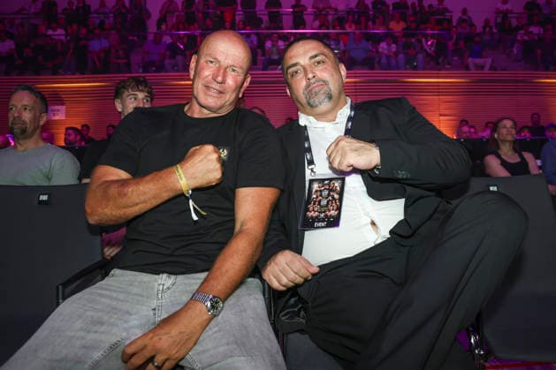 Boxing KUC Box Promotion, Falkensee, 06 06 2026 Promoter Ingo Volkmann Agon, l and promoter Almin Kuc KUC Boxing