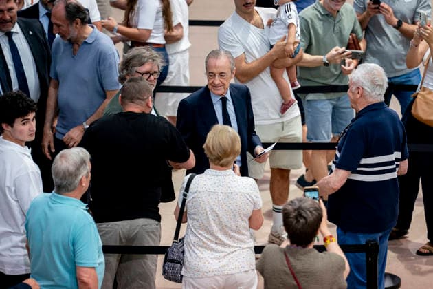 June 7, 2026, Valdebebas, Madrid, Spain: Florentino Perez, candidate for the position of President of Real Madrid during the Real MadridÃ¢â‚¬â ¢s presidential election day at Ciudad Deportiva Real Madrid on June 07, 2026 in Valdebebas, Madrid, Spain. Presidential Election Day At Real Madrid  - ZUMAa181 20260607_zaa_a181_010 Copyright: xAngelxPerezxMecax