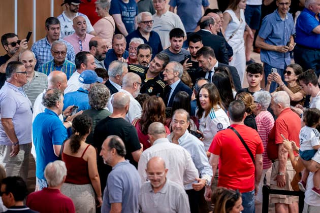 June 7, 2026, Valdebebas, Madrid, Spain: Florentino Perez, candidate for the position of President of Real Madrid during the Real MadridÃ¢â‚¬â ¢s presidential election day at Ciudad Deportiva Real Madrid on June 07, 2026 in Valdebebas, Madrid, Spain. Presidential Election Day At Real Madrid  - ZUMAa181 20260607_zaa_a181_012 Copyright: xAngelxPerezxMecax